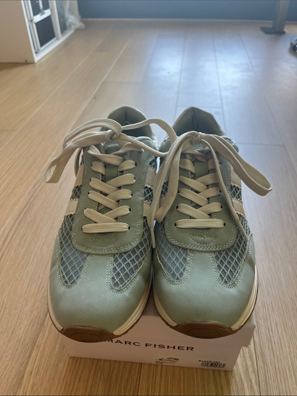 Dolce Vita mesh baby blue sneakers